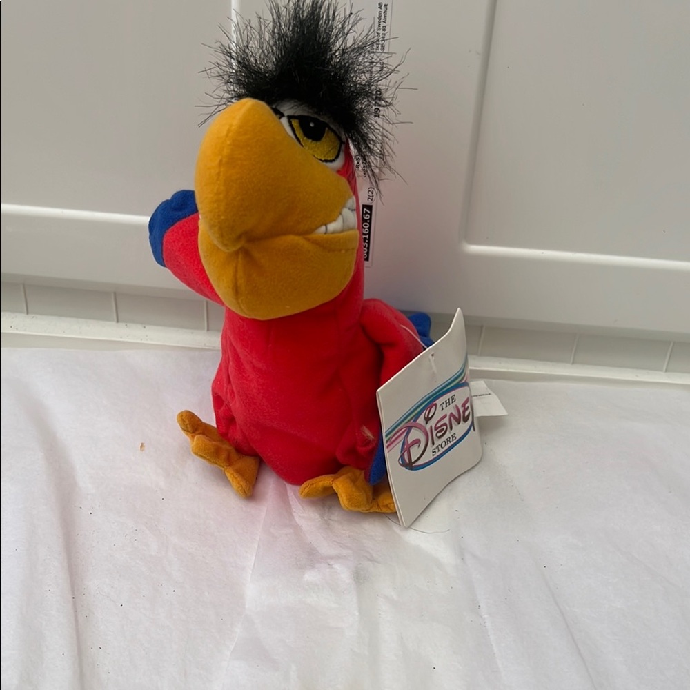 Disney Vibrant Red and Yellow Bird Plush Toy